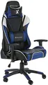 X Rocker Agility Esports - Gaming Bürodrehstuhl mit Komfortkissen für Erwachsene - Blau/Schwarz