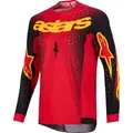Alpinestars Supertech Scenz, Trikot - Rot/Schwarz/Gelb - XL