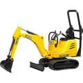 Bruder 62003 JCB Mikrobagger JCB 8010 CTS, ab 3 Jahren, Maße: 13,5 x 6,3 x 13,5