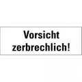 Dreifke® Hinweisetikett Vorsicht zerbrechlich!, weiß, Haftpapier, perm., 170x60mm, 250/Rolle