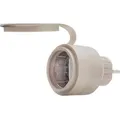 Shelly Smart-Steckdose Plus Plug S Gen3, für außen, WLAN, Bluetooth, App-fähig mit Strommessung, braun