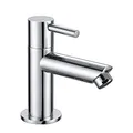 Aloni Kaltwasserhahn Gäste WC, Kaltwasserarmatur Bad, Wasserhahn Waschbecken, Waschtischarmatur, Einhebel Armatur, Messing, Einlochmontage, Wasserhahn ohne Warmwasser, für Handwaschbecken, Chrom