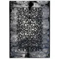 Musterring Webteppich Colorado Flower, Grau, Schwarz, Hellgrau, Dunkelgrau, Textil, Abstraktes, rechteckig, 200x290 cm, Care & Fair, Oeko-Tex® Standard 100, für Fußbodenheizung geeignet, rutschfest, in verschiedenen Größen erhältlich, Hausstauballergiker lichtunempfindlich, antistatisch, pflegeleicht, strapazierfähig, reißfest, Teppiche & Böden, Teppiche, Moderne Teppiche