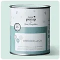 MissPompadour Kreidefarbe Grün & Zauberhaft - Holzfarbe, Holzlack matt innen 750ml, hochdeckende Möbelfarbe ohne Schleifen - für Holz, Metall, Kunststoff grün