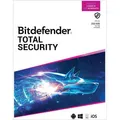 Bitdefender Antivirensoftware Total Security, Vollversion, PKC, 3 Geräte, 1,5 Jahre, deutsch