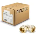 80 x Pipetec Schraub-Winkel 90° 16x2 SFW1616, DVGW, Schraubfitting, Winkel 16 x 2
