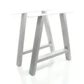 Tischkufen 2x Tischgestell Industrial A-Form 70x72cm Tischbeine Möbelkufen