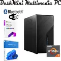 ASROCK DeskMini X600 Multimedia PC Ryzen 7 8700G 5,1 GHz Radeon 780M 64GB RAM 4TB SSD Win 11 Office 24 Pro