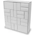 itenga Adventskalender zum Füllen Quader Mix (weiß) - Weiß