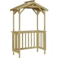 vidaXL Grillhütte 133,5 x 63 x 200 cm Imprägniertes Kiefernholz - Braun