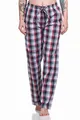 Normann Damen Schlafanzug Pyjama Hose lang gewebt aus Baumwolle - ideal zum relaxen, Farbe:dunkelgrau, Größe:40-42
