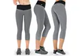 Formbelt Laufhose Damen 3/4 Capri Leggings mit Handytasche, hoher Bund & Quick Dry Damen 3/4 Sporthose blickdicht, hoher Bund, atmungsaktiv, Quick Dry