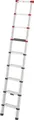 Hailo Teleskop-Anlegeleiter Alu.9 Stufen max.Gesamtbelastung 150kg 7114091