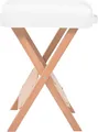 vidaXL Massage-Klapphocker 12 cm dicker Sitz Weiß