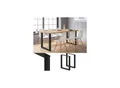 Vicco Tischbeine Loft Tischkufen pulverbeschichtet 2er Set 72x60 cm