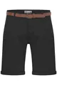 !Solid SDMontijo Chino Shorts Bermuda Kurze Hose mit Gürtel Stretch Eingriffstaschen Baumwollmischung Regular fit, Größe:S, Farbe:Black (9000)