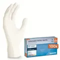 ARNOMED CLASSIC NITRIL WHITE Nitrilhandschuhe weiß puderfrei, VE 100 Stück L