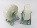 2 Stück Polyamid Schwerlastrollen | Bockrollen | L410.B10.125 | Ø 125mm | 175kg