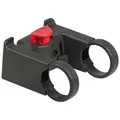 KLICKfix Lenker Adapter oversize, Adapter für Lenkerhalterung, Schwarz, Rot
