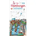 Athesia Der Hamburger Familienplaner 2026 - Margret Bernard (21 x 45 cm, Harter Einband, Deutsch) (53958480)