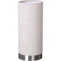 Lindby Tischlampe Ronja 9620842 Dimmbar Modern in Creme aus Textil 1-flammig E14 Schlafzimmerleuchte