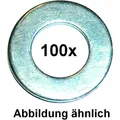 Galvanisch verzinkte Unterlegscheiben M16 Dresselhaus 100 stk.