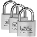 Burg Wächter 36251 Vorhängeschloss 40.00 mm gleichschließend Aluminium Schlüsselschloss