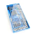 XPOtool Gewindeschneider Set 40tlg M3-M12 Gewindebohrer Schneideisen Satz metr.