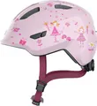 Abus Kinderfahrradhelm "SMILEY 3.0" Gr. M, rosa (rose princess), M Kopfumfang: 50cm - 55cm