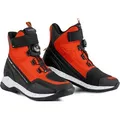 SHIMA Takeshi Motorrad Stiefel, schwarz-weiss-rot, Größe 44 für Männer