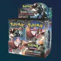 The Pokémon Company Sammelkarte Pokemon Sonne & Mond Nacht in Flammen Booster Display DE