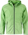 Herren Jacke Men`s` Rain Jacket - Wind- und wasserdicht - Farbe: Spring Green/Navy - Größe: XXL