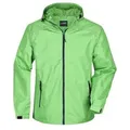 Men's Rain Jacket Sportliche, funktionale Outdoorjacke grün/blau, Gr. XXL