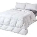 Homescapes 4-Jahreszeiten-Bettdecke, Weiß, Textil, Füllung: Federn, Rechteckig, 260x220 cm, Oeko-Tex®, Schlaftextilien, Bettdecken, 4 Jahreszeiten Bettdecken