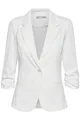 fransa FRZablazer Damen Blazer Kurzblazer Jacke mit Stretch Geraffte Ärmel mit Taschen, Größe:M, Farbe:Antique (60010)