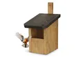 Waldfunk Nistkasten Halbhöhle für Rotkehlchen & Co., Wetterfest & Massives Holz, 30 x 20 x 16 cm