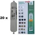 20 x Ramsauer 120 Neutral 1K Silikon Dichtstoff 400ml Folienbeutel