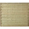 Plus Holz Sichtschutzzaun Bergen Nadelholz druckimprägniert 180 cm x 150 cm