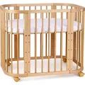 Waldin 5-in-1-Kinderbett mit Oliwka-Matratze - Olive