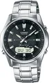 Casio Funk Funkchronograph LCW-M100DSE-1AER, Solaruhr, Armbanduhr, Herrenuhr, Funkuhr, Edelstahlarmband, Weltzeit