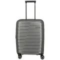 Travelite Air Base 4 Rollen Kabinentrolley 55 cm mit Dehnfalte  grau