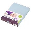 Träumeland Spannbetttuch für Laufgittermatratzen Jersey hellblau 100x100 TOP
