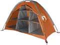 vidaXL Camping-Organizer-Zelt 9 Fächer Grau Orange Wasserdicht