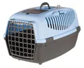 TRIXIE Tiertransportbox Transportbox Capri 3 - dunkelgrau/blau - 40 × 38 × 61 cm