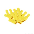 100 Flachsteckhülsen 6,3 x 0,8 mm gelb 4 - 6 mm² vollisoliert Crimpverbinder Set
