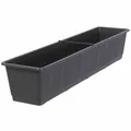 Thermo geli Plastic BLUMENKASTEN,,Standard"80cm Anthrazit Blumentopf Planzentopf
