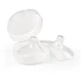 Haakaa Stillhütchen Stillhütchen Ultradünn, BH-Stilleinlagen, dünnes Silikon (2 Paar), Frei von BPA, PVC and Phthalaten