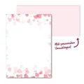 Briefpapier Set romantisch I Briefbögen mit Umschlag I dv_157