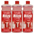 Dr. Schnell Milizid Shine 3 x 1 Liter 3 Phasen Sanitärreiniger Kalklöser Set