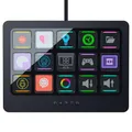 Razer Stream Controller X (15 Switchblade-Tasten, Multi-Link-Makros, austauschbare magnetische Frontplatte, abnehmbarer 50° Anti-Rutsch-Magnetfuß) Schwarz